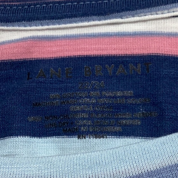 NWOT Lane Bryant Set, 22/24, Denim Shorts & 3/4 Length Sleeve Shirt - Picture 4 of 7